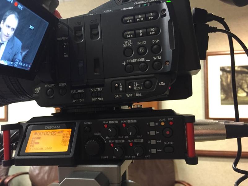 Tascam DR-70D 4-Channel Audio Recording Device for DSLR DR-70D